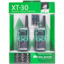 MIDLAND XT30 Pareja de Walkies PMR466 16 CANALES,38 Tonos,vox,escaner,funcion LLAMADA,6KM,CARGADOR,B