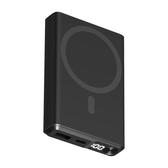 KSIX Bateria Externa Portatil 10000MAH con Carga Inalambrica Magnetica 22.5W