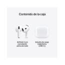 Apple Auriculares Intrauditivos Airpods 4 con Cancelacion de Ruido MXP93LL/A Blanco  APPLE