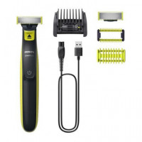 PHILIPS Afeitadora de Barba y Cuerpo ONEBLADE QP2824/20 Seco y Mojado Recargable