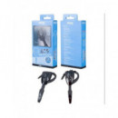 MTK Micro Auricular BLUETOOTH PS3/PS4 Movil,con Soporte Oreja OT853 Negro