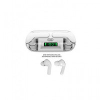 TREVI Auricular BLUETOOTH Mini Cuffie Hmp 12E08 Air con Estuche de Carga 4H Blanco