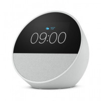 AMAZON Altavoz BLUETOOTH Echo Spot 2024 con Pantalla Blanco, Alexa Integrado,manos Libres,wifi