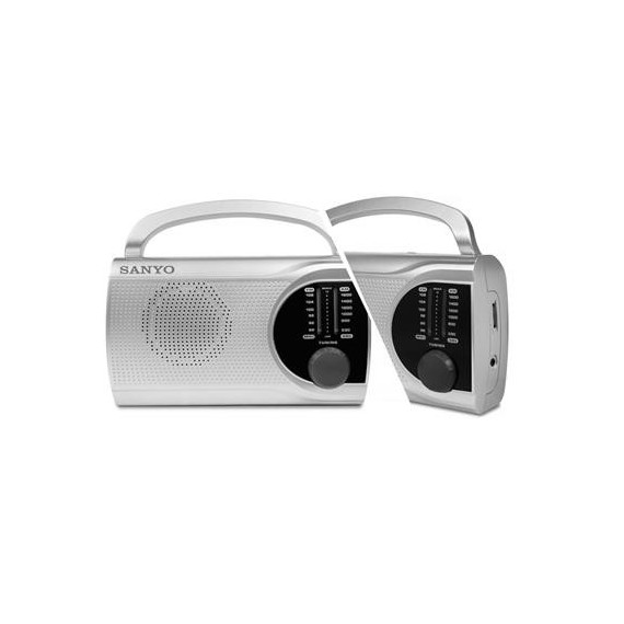 SANYO Radio Portatil Am/fm KS131 Entrada para Auricular a Corriente y Pilas