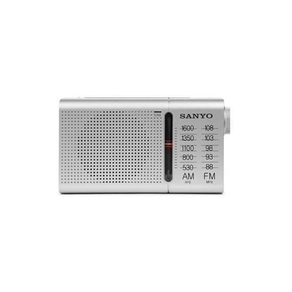 SANYO Radio Analogica Portatil Am/fm KS124P Plata
