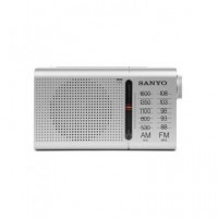 SANYO Radio Analogica Portatil Am/fm KS124P Plata