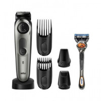 BRAUN Afeitadora De Barba Con Accesorios BT7940TS+Hojilla Gillete