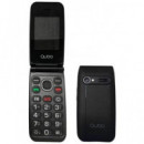 QUBO Telefono Movil Neonw Negro  Dual Sim,radio, Boton Sos,camara