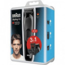 BRAUN Afeitadora 3 En 1 Styling Kit Negro Con Accesorios SK2000