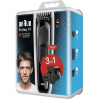 BRAUN Afeitadora 3 En 1 Styling Kit Negro Con Accesorios SK2000
