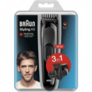 BRAUN Afeitadora 3 En 1 Styling Kit Negro Con Accesorios SK2000