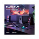 TRUST Altavoces Gaming GXT606 Javv Rgb Negros