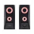 TRUST Altavoces Gaming GXT606 Javv Rgb Negros