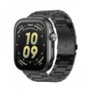 SAMI Reloj Smartwatch Inteligente Supra WS-2383SN con Gps/sueño/cardiaco/oxigeno Metalico Negro