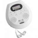 DENVER Reproductor CD Discman DMP-395W Blanco con Altavoz