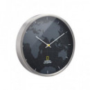 BRESSER Reloj de Pared National Geographic 30CMS
