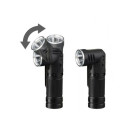 BRESSER Linterna National Geographic con Banda de Cabeza Iluminos 450