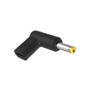 DCU Tipo C Tip C3 Conector Alimentador para Compaq/asus 20V 4.8*1.7  Punta Amarillo