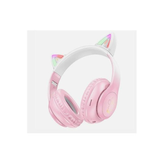 HOCO Auricular Casco BLUETOOTH con Orejas Gato W42 Cherry Blossom