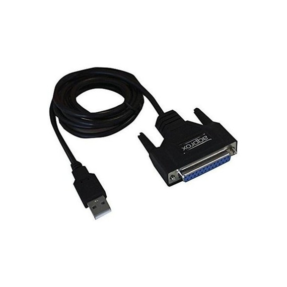AQPROX Adaptador USB 2.0 a Paralelo DB25 1.45MTRS APPC26