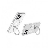 DEVIA Funda Transparente Magnetica con Soporte para Iphone 16 Pro Max