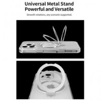 DEVIA Funda Transparente Magnetica con Soporte para Iphone 16 Pro Max