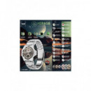 SAMI Reloj Smartwatch Inteligente Mirage WS-2389 Cardiaco/presion/oxigeno/estres Metal