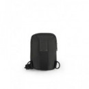 GABOL Bandolera Cruzada Negra DOCK Pequeña