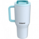 KAMBUKKA Termo con Asa Tumbler 950ML con Pajita 24H en Frio Color Coco Frosty