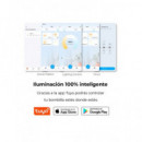 KSIX Bombilla Inteligente Wifi Smart Led Bulb 9W,806 LUMENES,E27 A60 Blanca Compatible Alexa Google