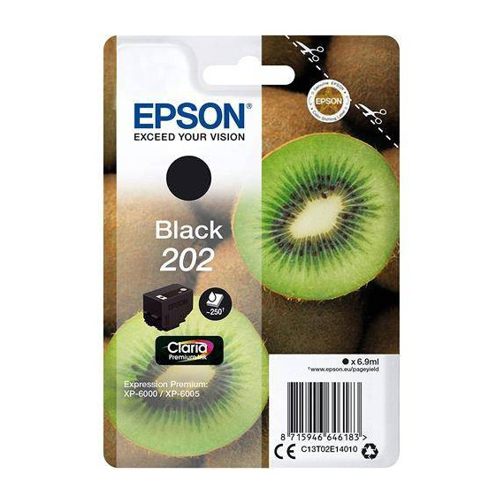EPSON Tinta 202 Negra  C13T02E14010