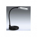FYSIC Lupa Sobremesa con Luz Led FL-25LED 1.75X 3 Dioptrias Diametro Lente 102MM con Alimentador
