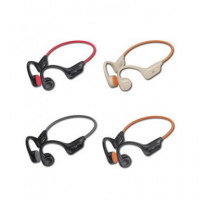 SAMI Auricular Conduccion Osea Rojo RS-12427,BT V5.3,IPX 5,140MHA, Tipo C - Guanxe Atlantic Marketplace