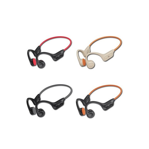 SAMI Auricular Conduccion Osea Negro Naranja RS-12427,BT 5.3,IPX 5,140 Mha,tipo C