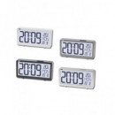 SAMI Despertador Digital Xxl con Calendario/temperatura LD-9818,LUZ Blanca