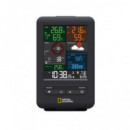 NATIONAL GEOGRAPHIC Estacion Meteorologica 5 en 1 Color Temperatura Interior Exterior Wifi