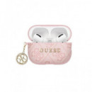 GUESS Funda para Auricular Airpods 4 Rosa