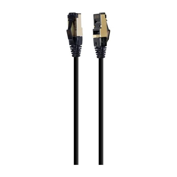 CABLEXPERT Cable Red RJ45 CAT8 0.5MTR Negro