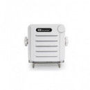 KOMUNICA Altavoz Externo PWR-SB1-M Blanco para Emisora de Bas Regulador de VOLUMEN,IP68 3-5W