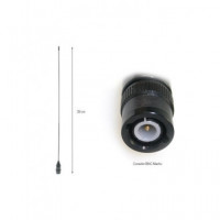 KOMUNICA Antena Walkie Vhf-uhf+ Rx PWR-TA-36-BNC 144/430MHZ  36CM,10W Conector Bnc