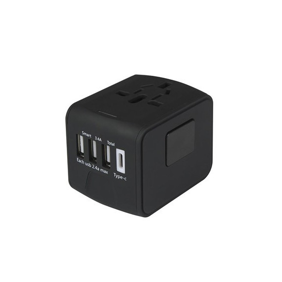 SOGO Enchufe Universal para Us/aus/uk/eu con 3XUSB/1XTIPO C SS-18125