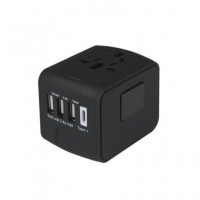 SOGO Enchufe Universal para Us/aus/uk/eu con 3XUSB/1XTIPO C SS-18125