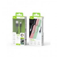 HOME Cable Datos Tipo C a USB a 3A 1MTR Blanco HCB-02-C Carga Rapida