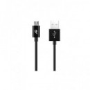 HOME Cable Datos Micro USB 2.4A 1MTRS Negro