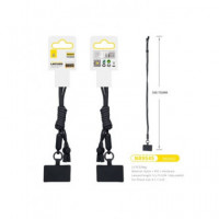 ONE PLUS Colgador para Movil con Cordon Nylon NR9545 4.7-7" Surtido Colores