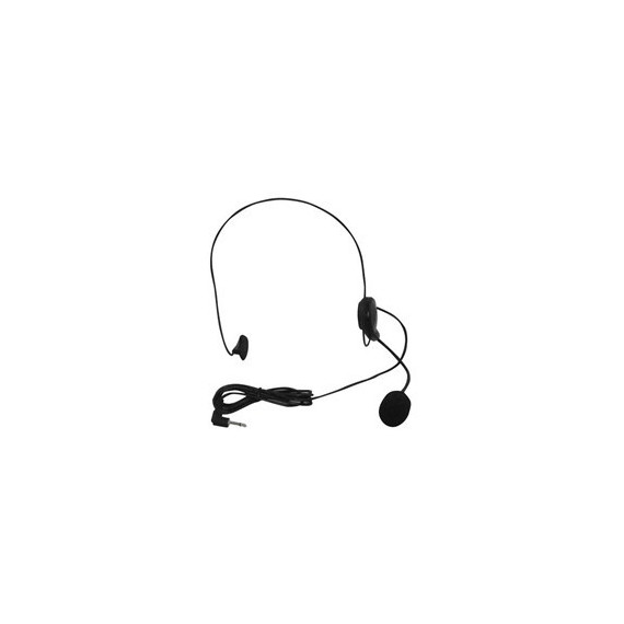 Iks Microfono de Cabeza Clavija 3.5MM 1 Mtr Headset 30KS Negro  LALO