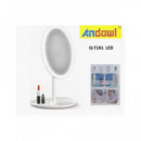 ANDOWL Espejo Led Para Maquillaje Q-T101