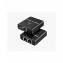 ANDOWL 1 Point 2 Splitter 1 RJ45/H a 2X RJ45/H 1000MBPS Q-RJ113 con Aimentacion Tipo C