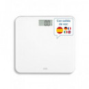 Ade Bascula Digital de Baño con Funcion Voz Be 2011 Gina Blanc hasta 250KG,MENSAJES de Voz 5 Idiomas  LALO