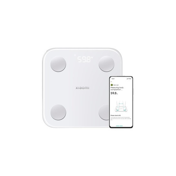 XIAOMI Bascula Baño Digital mi Body Composition Scale S400 Blanco BLUETOOTH hasta 150KG MJTZC01YM